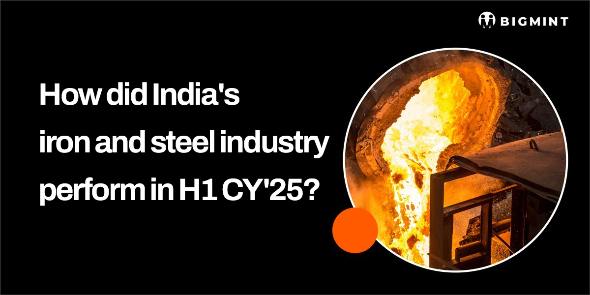 How did India's iron and steel industry fare in H1CY'25? | BigMint