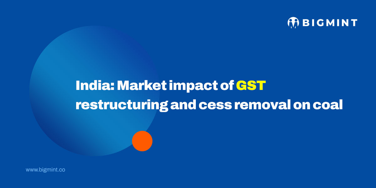 India: GST restructuring, cess removal on coal to reshape market dynamics in multiple industries