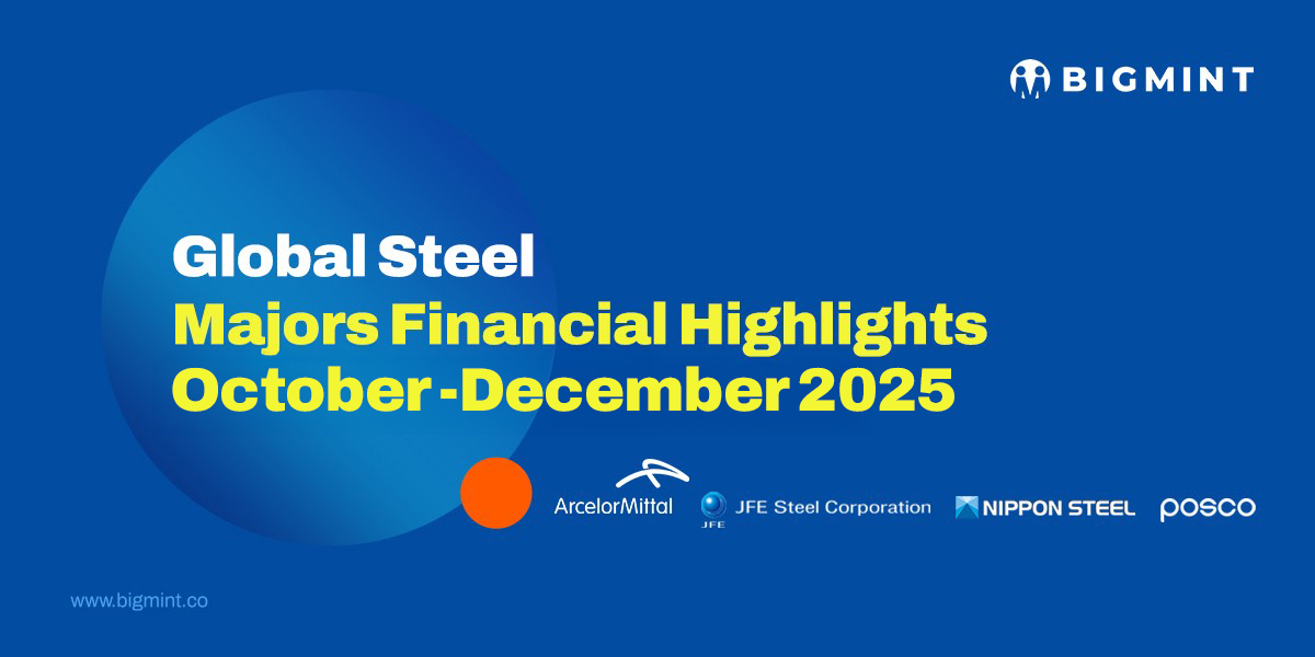 Global steel majors navigate mixed market environment in Oct-Dec'25