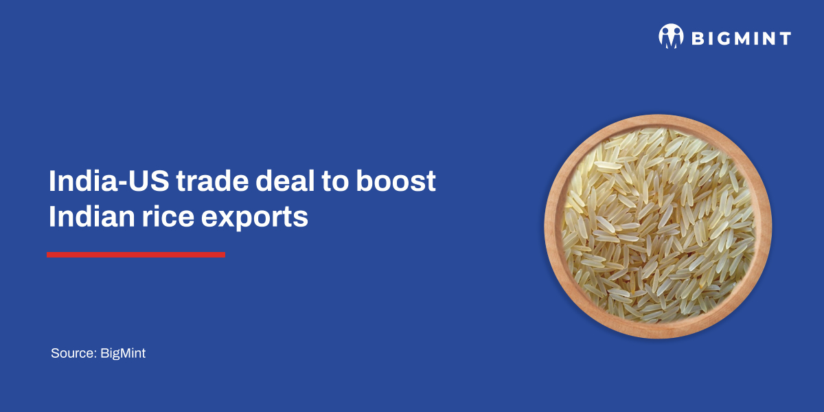 India-US trade deal to boost Indian rice exports
