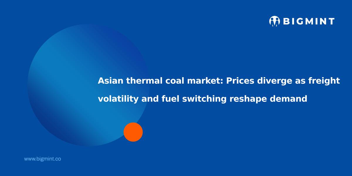 Asian thermal coal market: Prices diverge as freight volatility and fuel switching reshape demand
