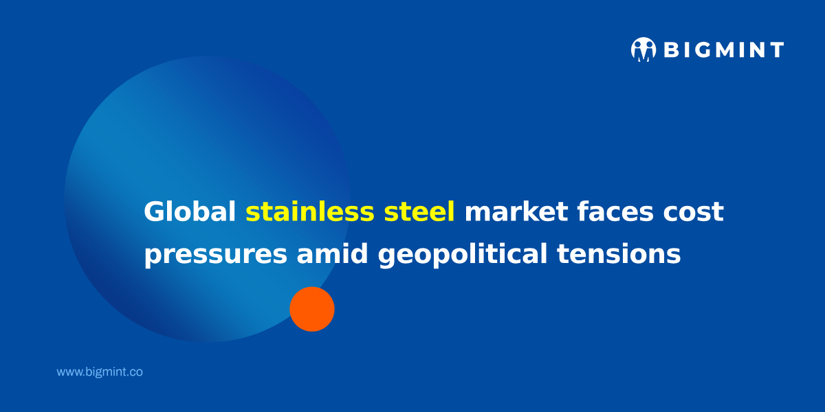 Global stainless steel market faces cost pressures amid geopolitical tensions