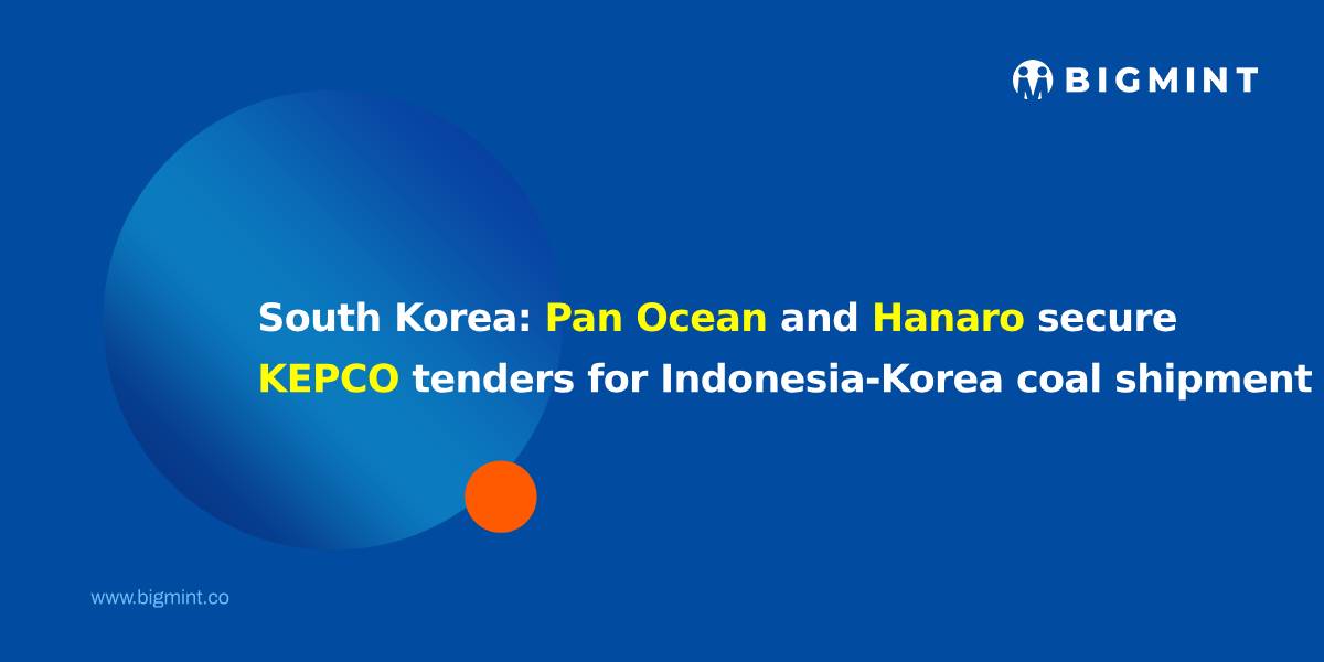 South Korea: Pan Ocean and Hanaro secure KEPCO tenders for Indonesia-Korea coal shipment
