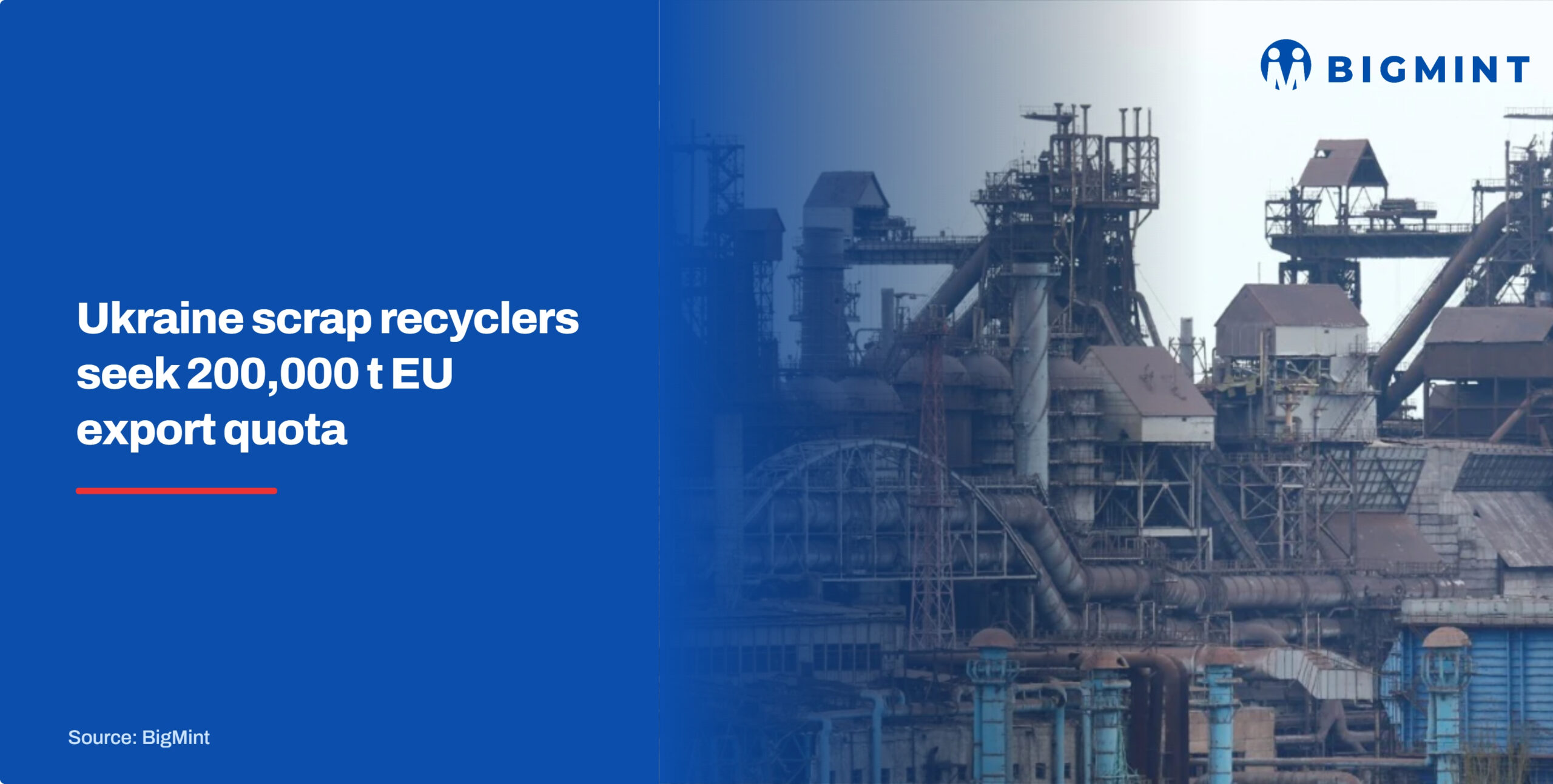 Ukraine: Scrap recyclers call for lifting of export ban, seek 200,000-t EU export quota instead