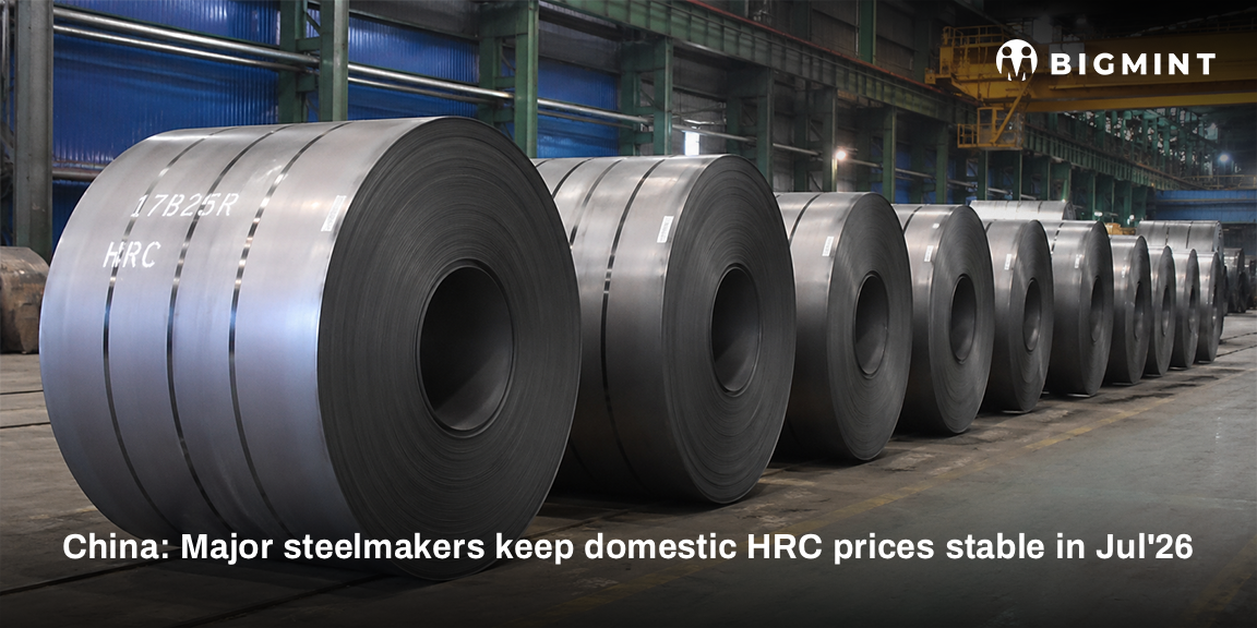 China: Major steelmakers keep domestic HRC prices stable in Jul'26