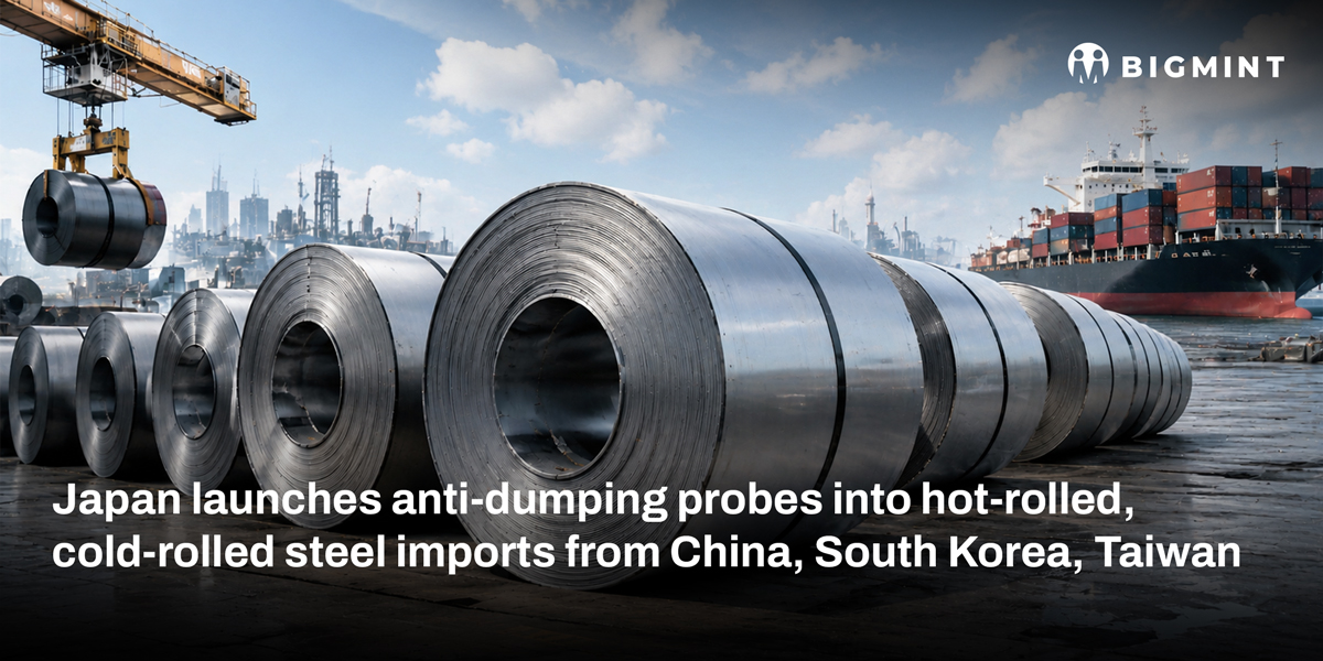 Japan launches anti-dumping probes into hot-rolled, cold-rolled steel imports from China, South Korea, Taiwan