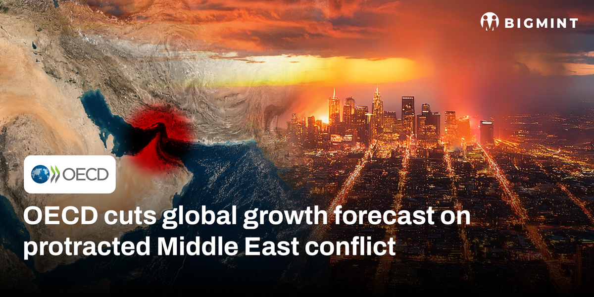 OECD cuts global growth forecast on protracted Middle East conflict