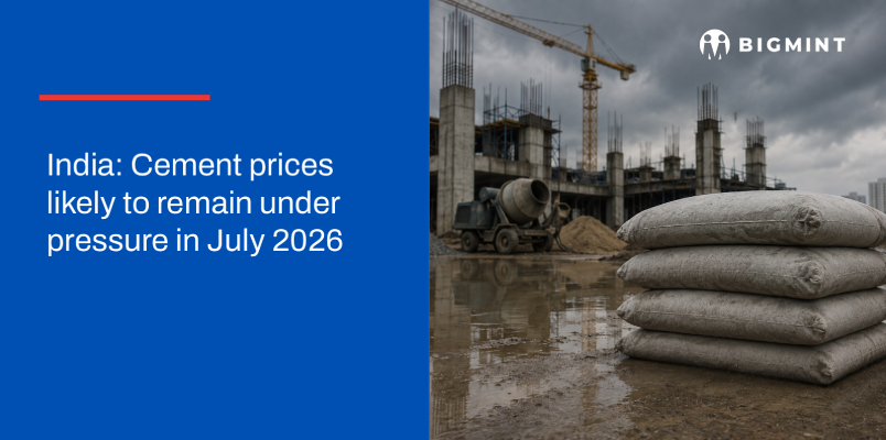 India: Cement prices likely to remain under pressure in Jul'26 as monsoon slows construction activity