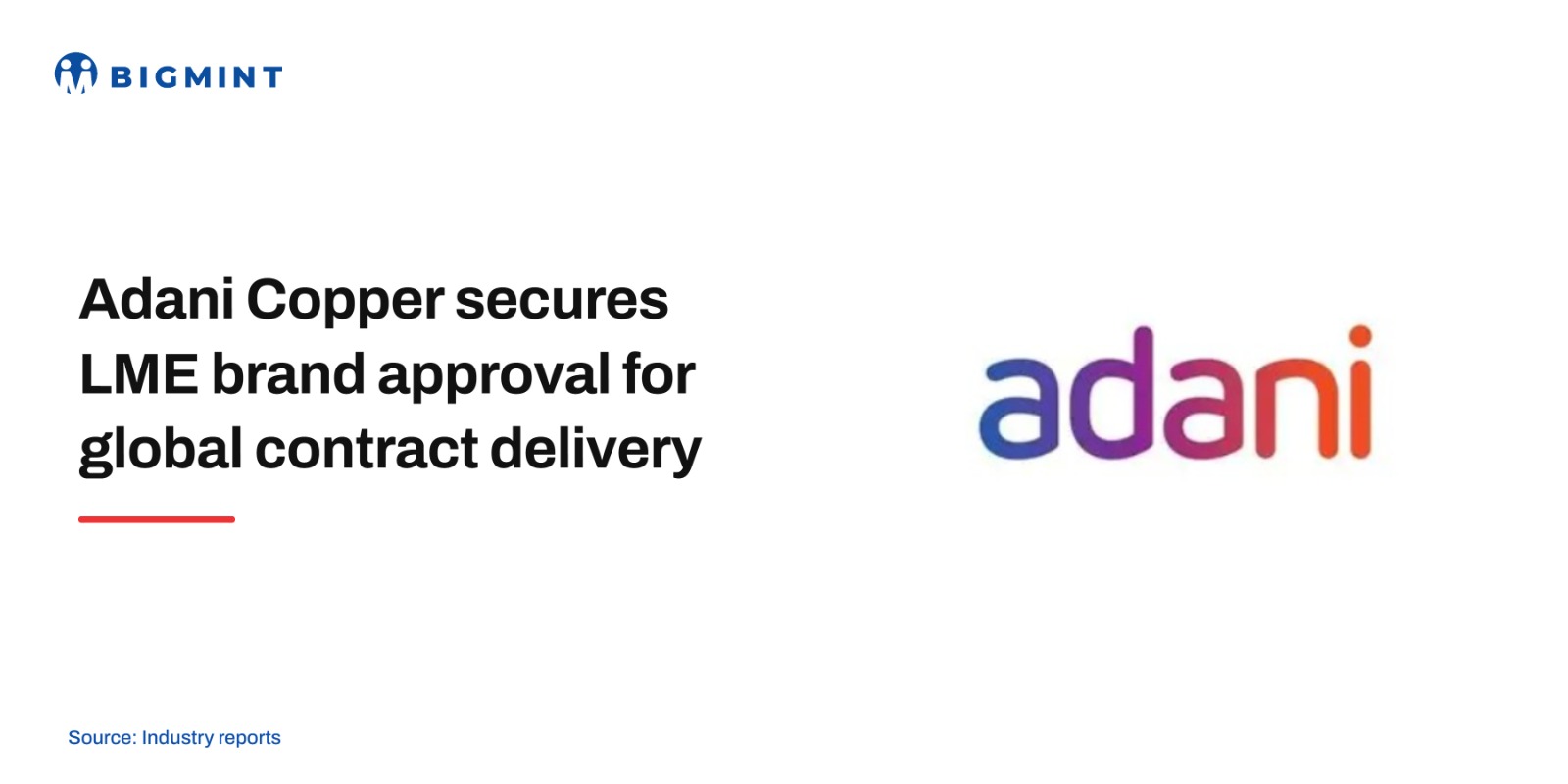 LME approves Adani Copper as listed brand for contract delivery